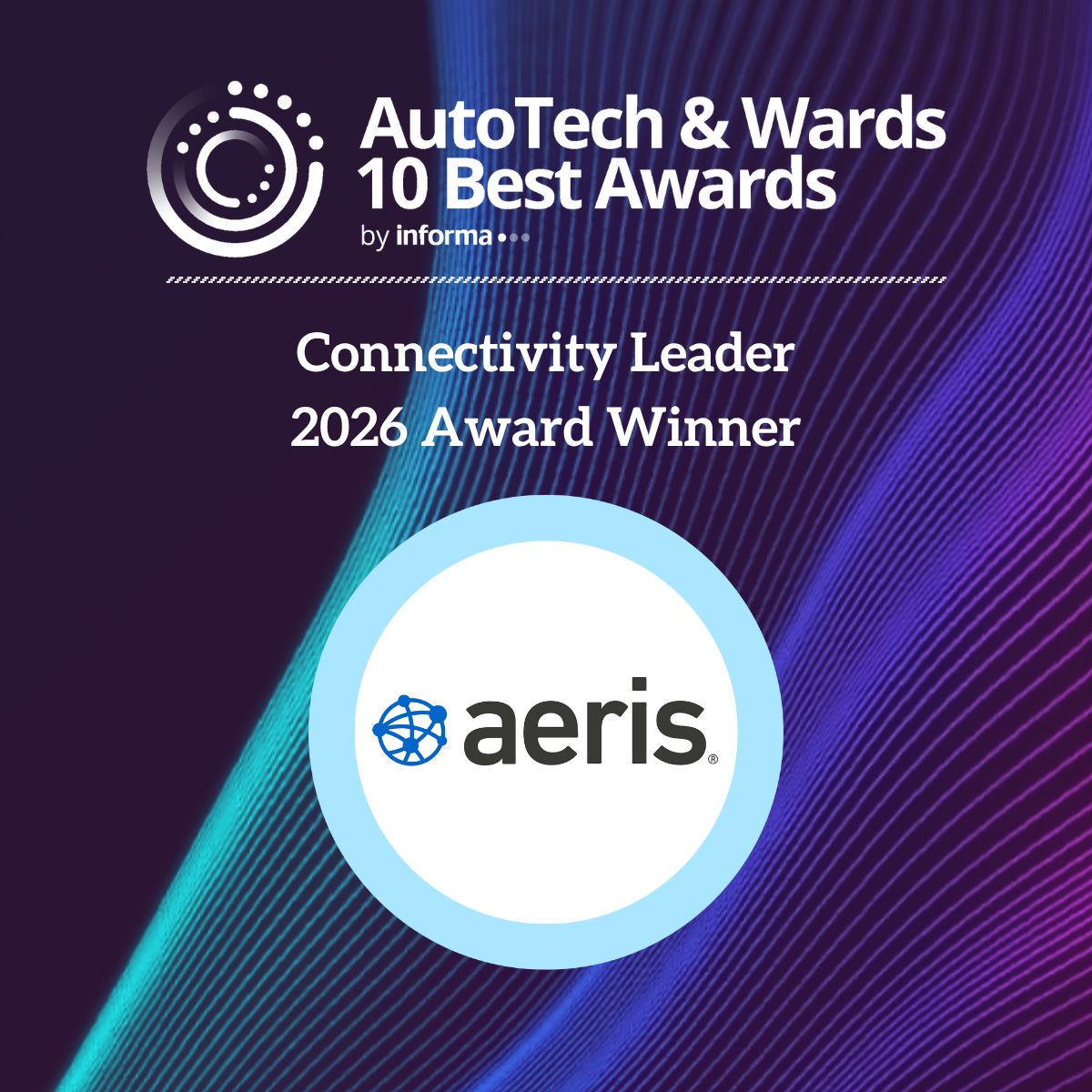 AutoTech Awards 2026 Connectivity Leader Award Winner